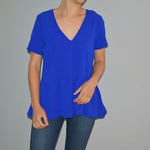 ⭐Cobalt blue Caramela blouse size Medium⭐